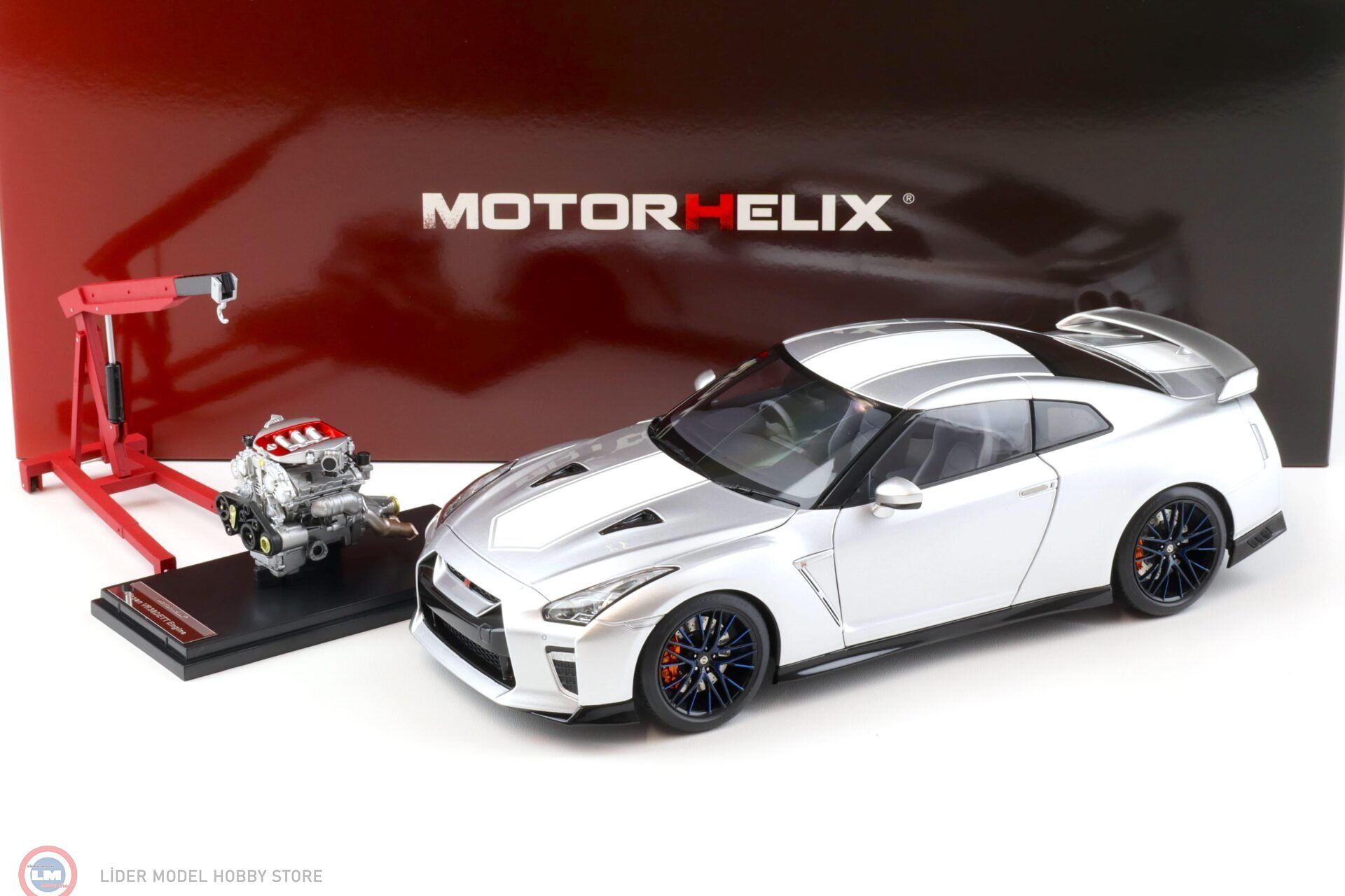 MOTORHELIX - 1:18 Nissan GTR R35 50th Anniversary Ultimate