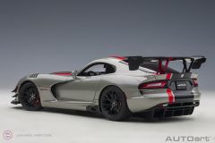 1:18 Dodge Viper GTS-R Commemorative Edition ACR 2017 Gümüş