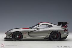 1:18 Dodge Viper GTS-R Commemorative Edition ACR 2017 Gümüş