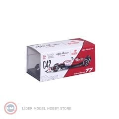 1:43 Burago 2022 Alfa Romeo F1 C42 #77 - BAHRAIN GP VALTTERI BOTTAS