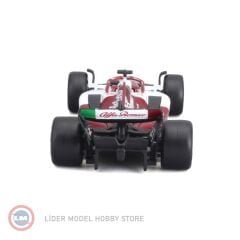 1:43 Burago 2022 Alfa Romeo F1 C42 #77 - BAHRAIN GP VALTTERI BOTTAS