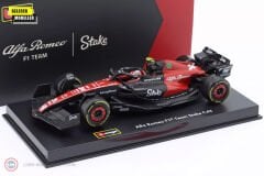 1:43 Burago Alfa Romeo F1 C43 TEAM STAKE #24 SEASON 2023 GUANYU ZHOU