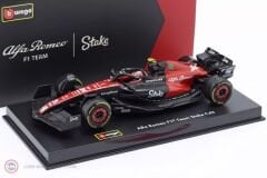 1:43 Burago Alfa Romeo F1 C43 TEAM STAKE #24 SEASON 2023 GUANYU ZHOU