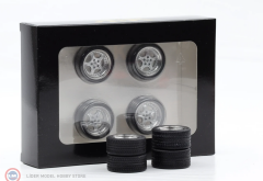 1:18 KK Scale Jant Lastik Seti - Porsche Speedline rims and tyres set