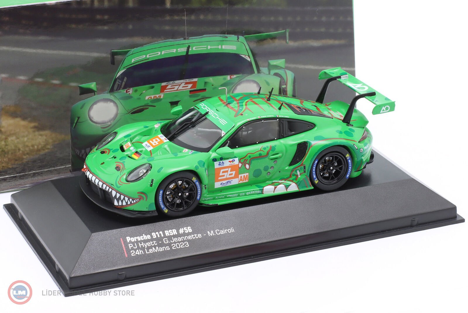 1:43 2023 Porsche 911 RSR #56 REXY AO Racing 24h LeMans