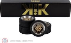 1:18 KK Scale Jant Lastik Seti - BBS RIMS FOR PORSCHE 911 993 GT2 COUPE 1996