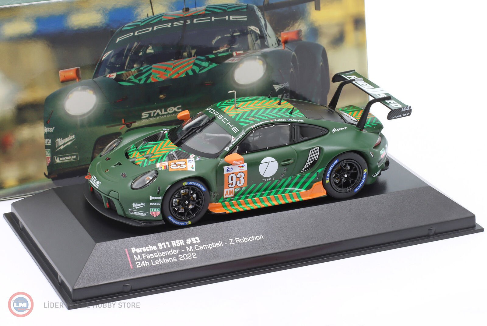 1:43 2022 Porsche 911 RSR #93 Proton Competition