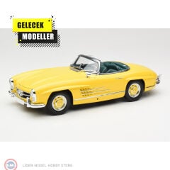 1:18 Minichamps Mercedes Benz 300 SL ROADSTER (W198) 1958 - YELLOW with HARDTOP