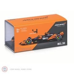 1:43 Burago 2024 McLAREN MCL38 TEAM MCLAREN #4 - LANDO NORRIS