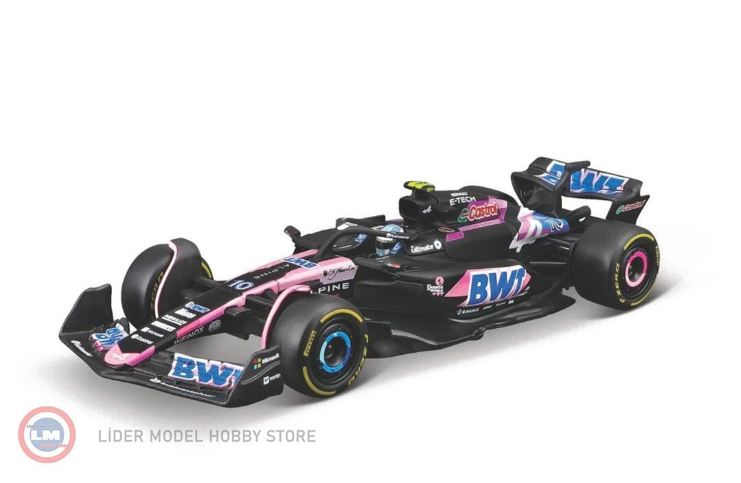 1:43 Burago 2024 ALPINE A524 TEAM BWT ALPINE #10 SEASON PIERRE GASLY