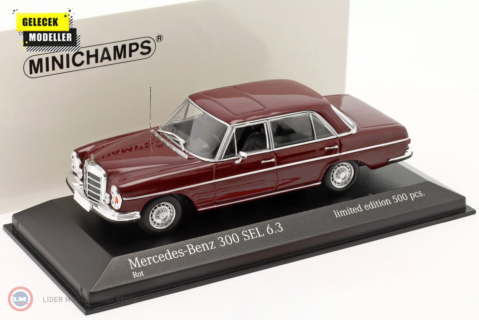 1:43 Minichamps 1968 Mercedes Benz 300 SEL 6.3 W109