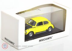 1:43 1973 Volkswagen  Beetle 1303 Gelb-Schwarzer-Renner GSR
