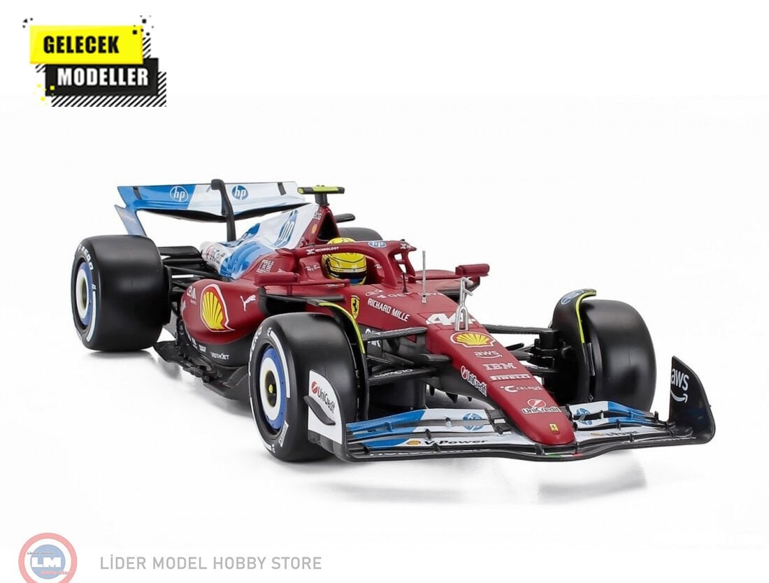 1:18 Burago Ferrari SF-25 #44 - MIAMI GP 2025 - LEWIS HAMILTON Formula 1