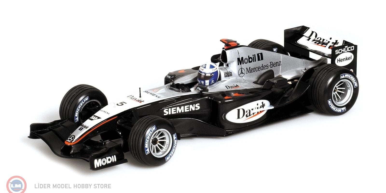 1:18 Minichamps 2004 Mclaren Mercedes Benz MP419 #5 - DAVID COULTHARD