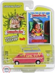 1:64 Greenlight 1976 Dodge B-100 With Roof Mounted Satellite Dish Grace