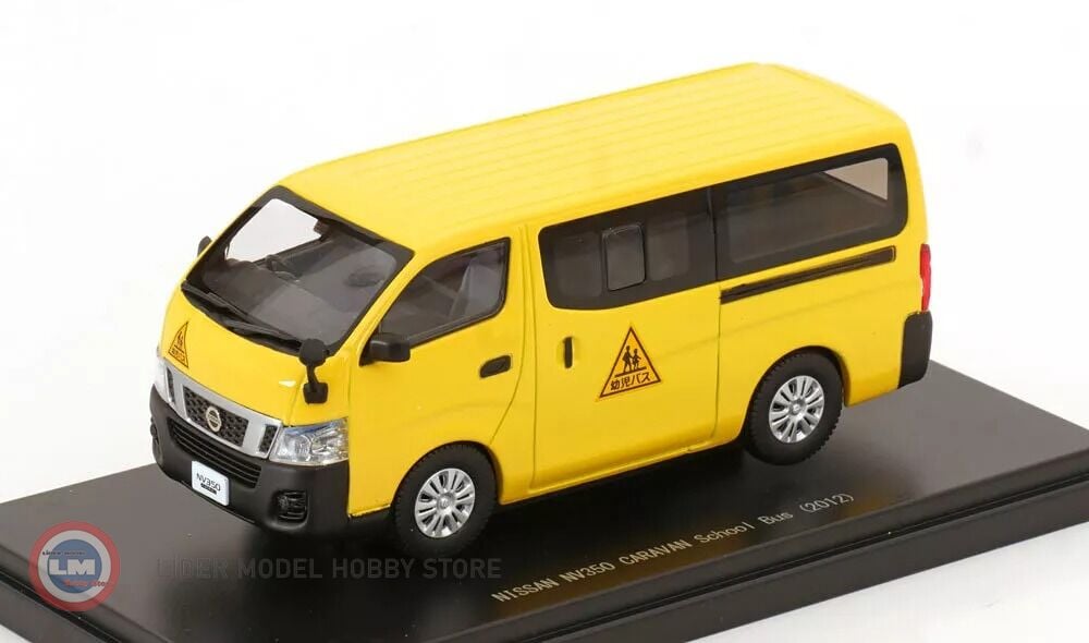 1:43 EBBRO 2012 Nissan NV350 Caravan School Bus