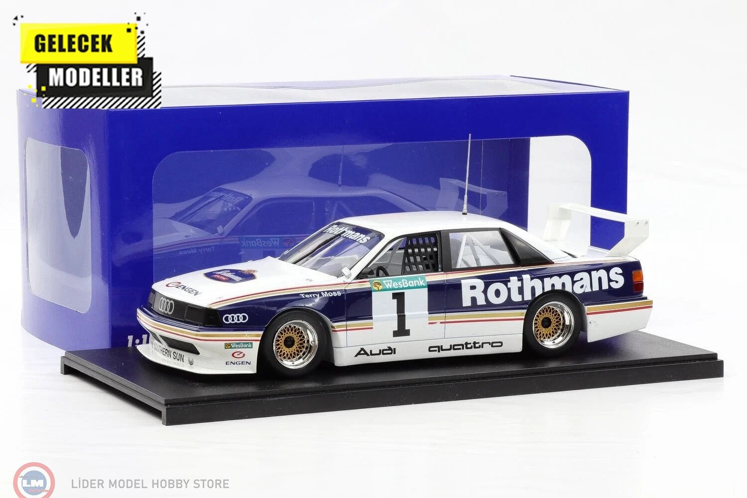 1:18 WERK83 Audi 200 Trans Am #1 Wesbank Modifieds Championship 1992 - Terry Moss