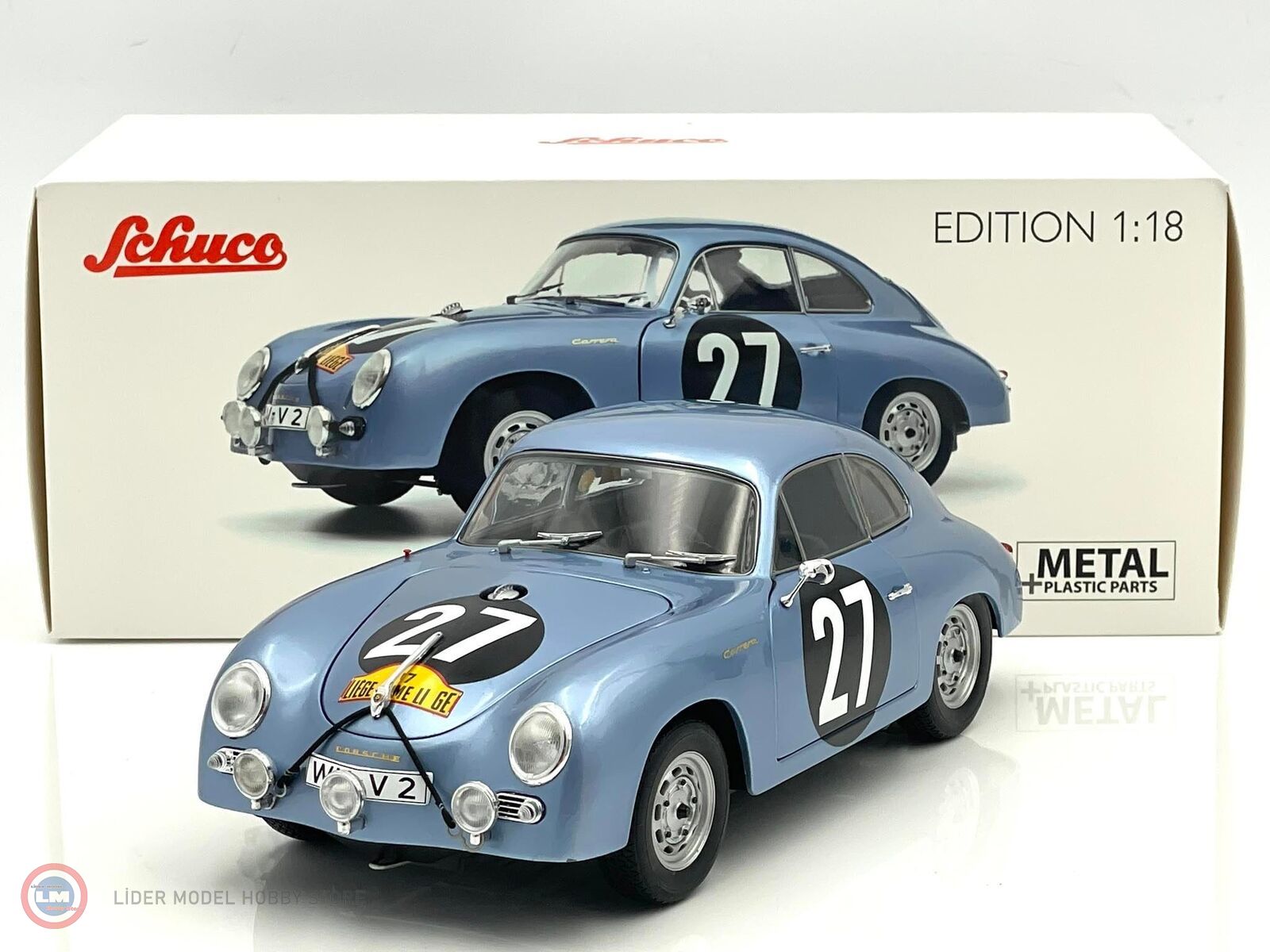 1:18 1960 Porsche 356 A #27 Carrera Coupe
