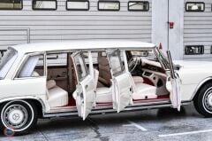 1:18 1969 Mercedes Benz S600 Pullman W100 White Swan