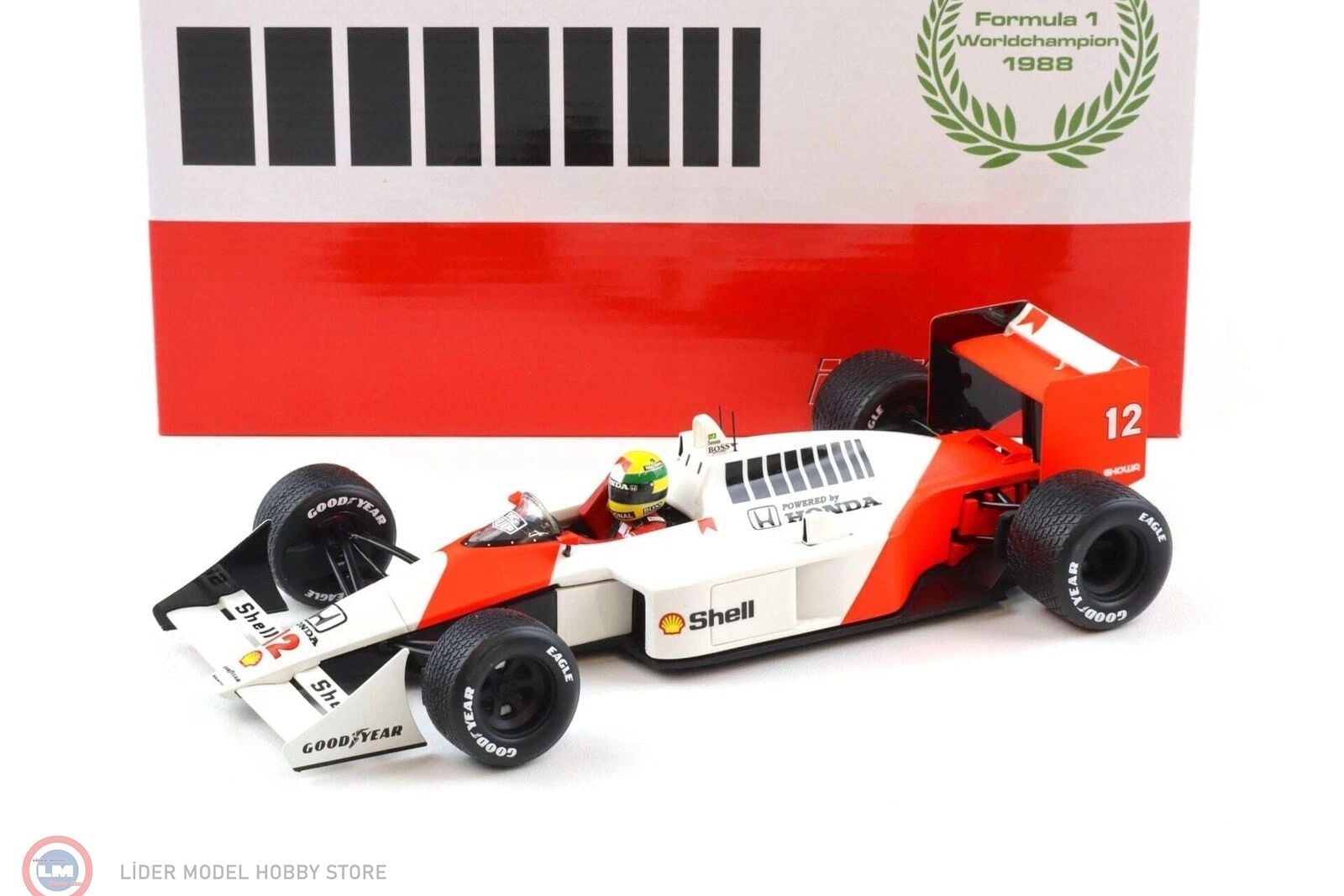 1:18 WERK83 1988 Mclaren MP44 #12 Winner British GP Formula 1 World champion Ayrton Senna