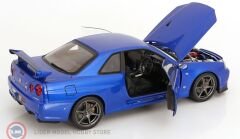 1:12 KK Scale 2001 Nissan Skyline GT-R R34 V-Spec II KKDC120211-1 With OEM Rims