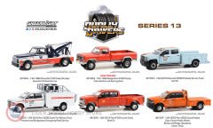 1:64 Greenlight 2018 Chevrolet 3500HD Gulf Oil Truck Dually Drivers Series