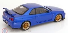 1:12 KK Scale 2001 Nissan Skyline GT-R R34 V-Spec II KKDC120211-2 With BBS Rims