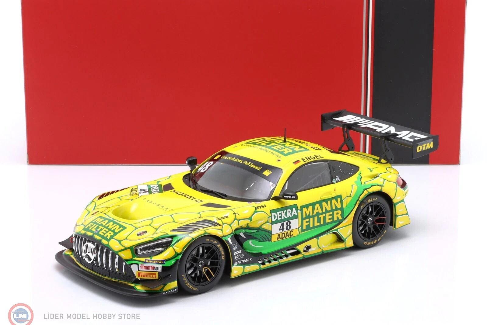 1:18 IXO Mercedes Benz AMG GT3 Mamba #48 DTM 2023 Maro Engel