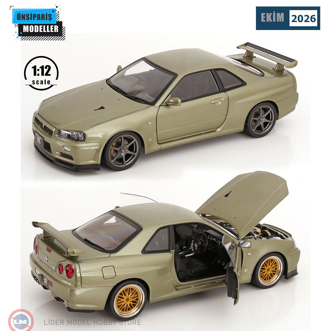 1:12 KK Scale 2001 Nissan Skyline GT-R R34 V-Spec II