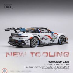 1:18 IXO 2024 Porsche 911 GT3 Cup #14 - Porsche Cup Oschersleben R.de Haan