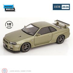 1:12 KK Scale 2001 Nissan Skyline GT-R R34 V-Spec II KKDC120212-1 With OEM Rims