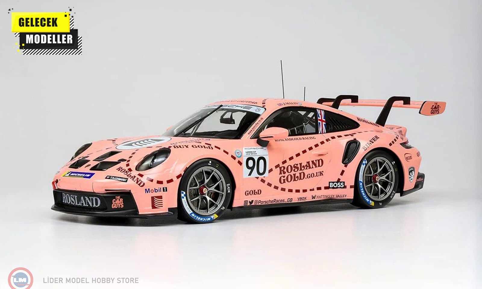 1:18 IXO 2023 Porsche 911 GT3 Cup, Porsche Cup Brands Hatch #90