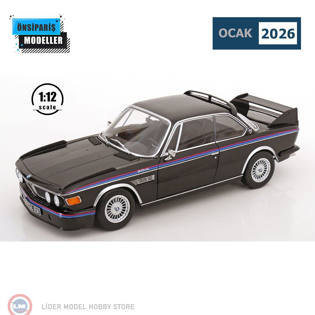 1:12 KK Scale 1973 BMW 3.0 CSL E9 Black