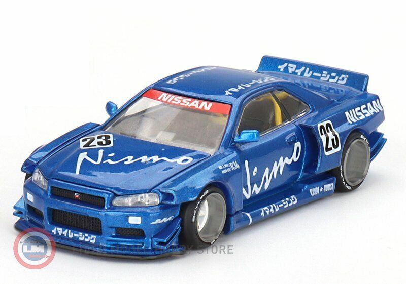 GT Mini V3 Works GT-R(R34)Kaido Skyline 街道ハウス - Works Kaido (R34) GT-R Skyline Nissan Kaido GT Mini 1:64 ミニカー