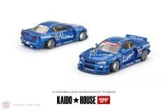 1:64 Mini GT Kaido Nissan Skyline GT-R (R34) Kaido Works V3 -  Kaido House