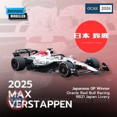 1:18 Minichamps Oracle Red Bull Racing RB21 Max Verstappen Winner Japanese GP 2025