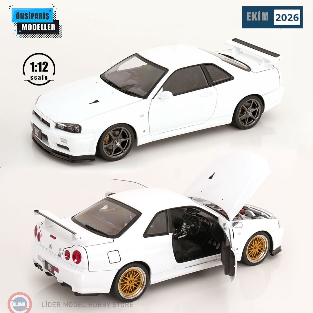 1:12 KK Scale 2001 Nissan Skyline GT-R R34 V-Spec II