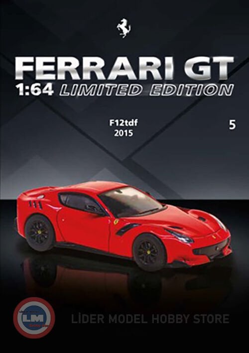 1:64 Atlas 2015 Ferrari F12 TDF With Showcase