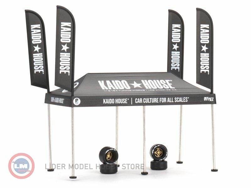 1:64 Mini GT Kaido House Tente ve Jant Seti
