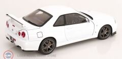 1:12 KK Scale 2001 Nissan Skyline GT-R R34 V-Spec II KKDC120213-1 With OEM Rims