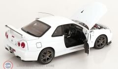 1:12 KK Scale 2001 Nissan Skyline GT-R R34 V-Spec II KKDC120213-1 With OEM Rims