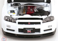 1:12 KK Scale 2001 Nissan Skyline GT-R R34 V-Spec II KKDC120213-1 With OEM Rims