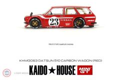 1:64 Mini GT Kaido Datsun Kaido 510 Wagon Carbon Fiber V2