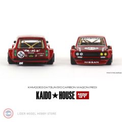 1:64 Mini GT Kaido Datsun Kaido 510 Wagon Carbon Fiber V2