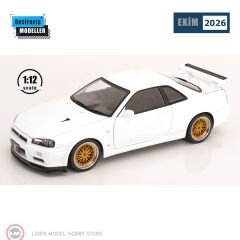 1:12 KK Scale 2001 Nissan Skyline GT-R R34 V-Spec II KKDC120213-2 With BBS Rims