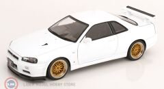 1:12 KK Scale 2001 Nissan Skyline GT-R R34 V-Spec II KKDC120213-2 With BBS Rims