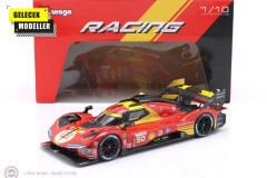 1:18 Burago Ferrari 499P #50 3.0L TURBO V6 - WINNER LeMans 2024