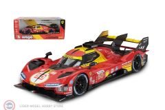 1:18 Burago Ferrari 499P #50 3.0L TURBO V6 - WINNER LeMans 2024