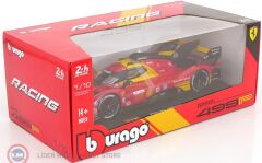 1:18 Burago Ferrari 499P #51 3.0L TURBO V6 - 3rd 24h Le Mans 2024