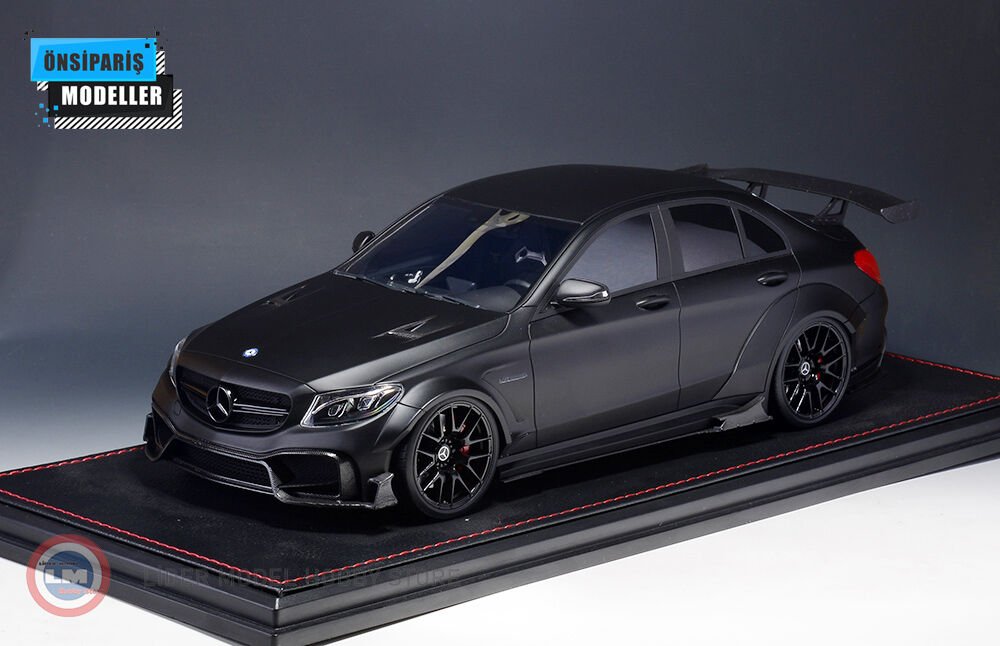1:18 DarwinPRO Widebody Mercedes-Benz C63s AMG Matte Black